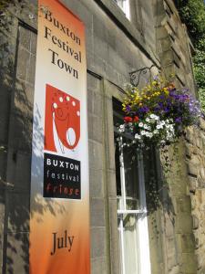 Festival Banner outside the Old Hall Hotel (S.B.)