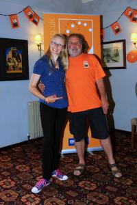 Jayne Marling with John Wilson, on behalf of Buxton Film (credit: Ian J. Parkes)