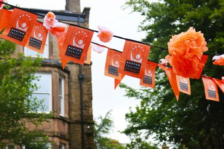 We're a big fan of bunting at the Fringe