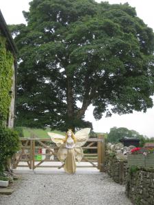 Angelic scarecrow at Chelmorton