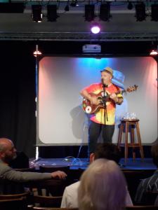 Darren Poyzer with an extract from his 30th anniversary show