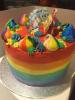 rainbow picnic cake from Little Chekky Cakes