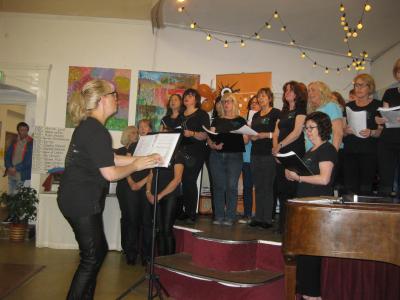 The League of Ladies choir at the Fringe40 programme launch (credit: Stephanie Billen 2019)
