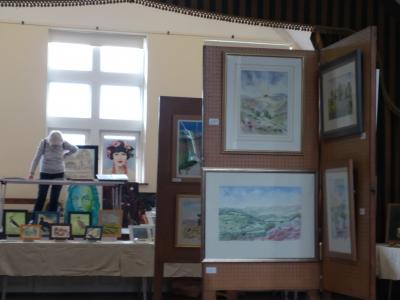A wide variety of art on display at Burbage Art Group's annual exhibition