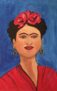 Frida Kahlo, acrylic (credit: Jane Barson)