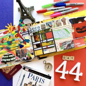 100 day sketchbook project Paris