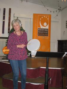 Kaleidoscope Choir's Carol Bowns beats the drum for Derbyshire Village Carols
