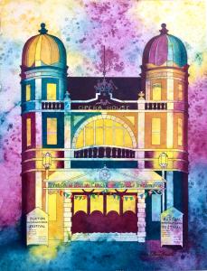 Buxton Opera House painting by Pam Smart