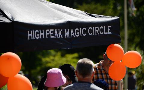 High Peak Magic Circle at Fringe Sunday (credit: Dave Upcott, Chapel Camera Club 2022)