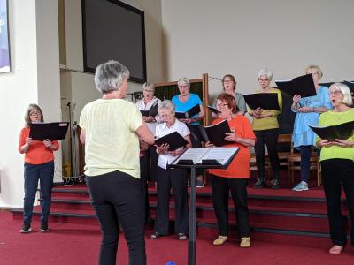 Kaleidoscope Choir perform at the Methodist Church (credit: Dan Osborne 2022)