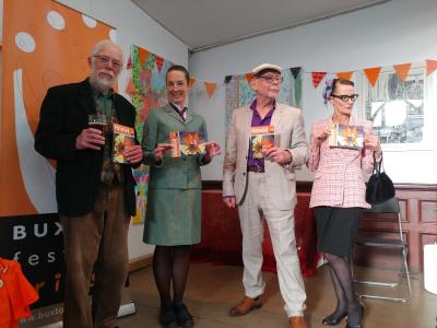Our Programme Party entertainers: John McGrother, Sarah Gordon, Mike Venables and Corinne Coward (credit: SB 2023)