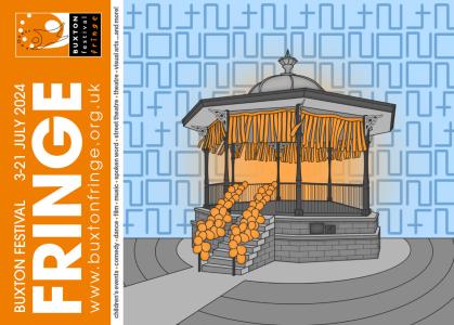 Buxton Fringe Bandstand Orange by Megan Birkinshaw