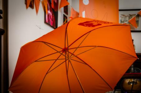 Brand new umbrellas for sale at Buxton Fringe events! (credit: Darren Jackson 2024)