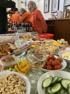 What a spread at Springboard! (credit: Moira Kean 2024)