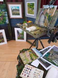 Carl Longmate's work at Art in the Octagon (SB)