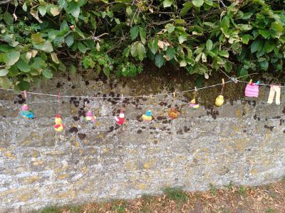 A washing line like no other at Chelmorton Festival (SB)