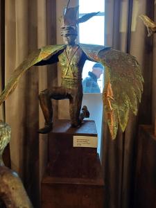 Sculpture and more at Art at the Crescent from Peak District Artisans (SB)