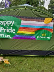 Morrisons is backing the Pride Picnic (RH)