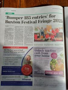 Media interest begins in this year's Fringe! (MK