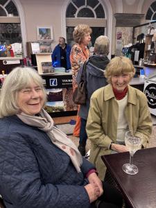 Sue Anfield (foreground) with Gill Williamson (MK)