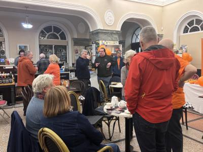 A welcome chance to socialise at the 2025 Fringe AGM (credit: Moira Kean)