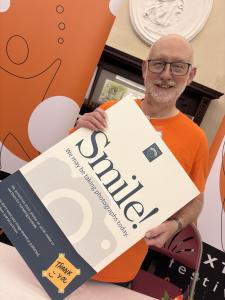 Ian says 'smile!' - you could be on camera!