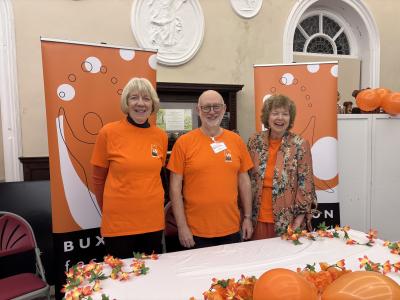 From l-r: Fringe Secretary Julie Alexander, Chair Ian Bowns and Treasurer Sandra Jowett at the 2025 AGM (credit: Dan Osborne)