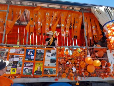Looking fab - the Fringe carnival float (credit: Rob Harrison 2025)