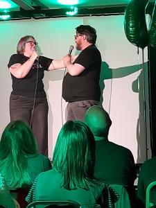 Coming together: members of The Totally Improvised Company (CG)