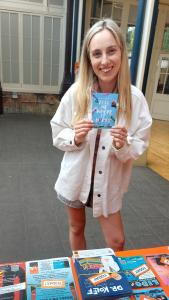 Tayla Kenyon promotes Tell Me Where it Hurts from Teepee Productions (RH)