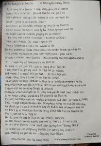Fab Fringe tribute from plant-based poet John Hobson of Funny Onion fame (credit: Stephanie Billen 2026)