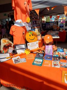Smile, you are at the Fringe Information Desk! (credit: Stephanie Billen 2026)