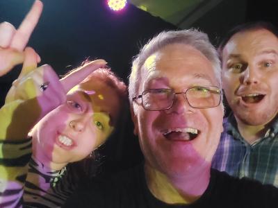 The Fringe's Rob Harrison is part of the winning team at the Porno Charades (credit: Rob Harrison 2026)