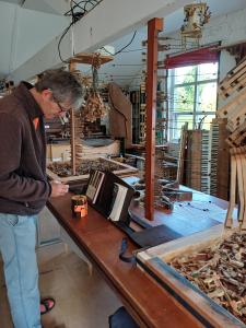The Fringe webmaster at Piano Pieces: Dismantled and Displayed by Hugo Edwardes (SB)