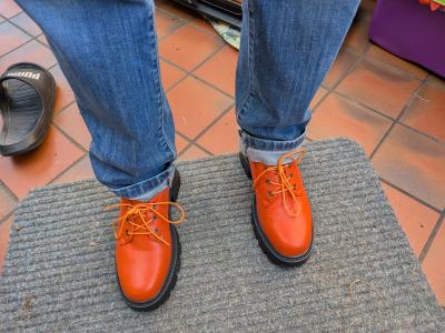 Still going - those Fringe shoes...