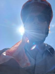 The sun behind the webmaster (DO)