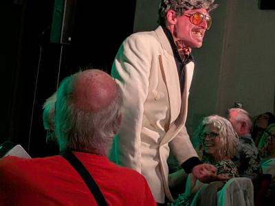 The compere for Pump Room Cabaret, Sir Dickie Benson, at the Fringe Launch Party 2026 (credit: Dan Osborne)