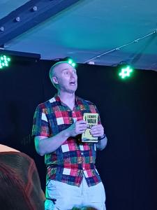 Luke van Coot promotes his show I Always Walk Alone (credit: Stephanie Billen)