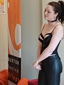 Siobhán as dominatrix (SB)