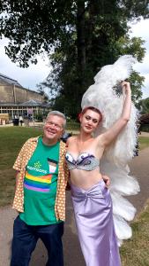 Rob Harrison and Scarlett Whispers at Fringe Saturday 2026 (credit: Rob Harrison)