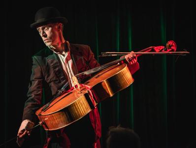 One of the Creative Martyrs at Sir Dickie Benson's Cabaret. ©Gary Cooper Photography.