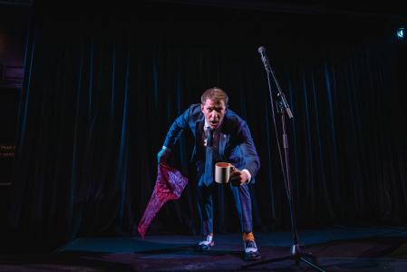 Magician Chris Cook at Sir Dickie Benson's Cabaret. ©Gary Cooper Photography 