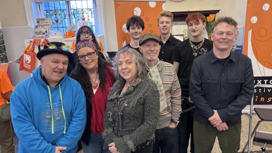 Group shot with all our wonderful Springboard performers (credit: Moira Kean 2026)