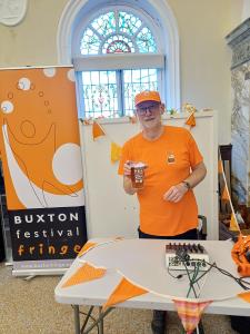 Cheers from Fringe chair Ian Bowns (credit: Stephanie Billen)