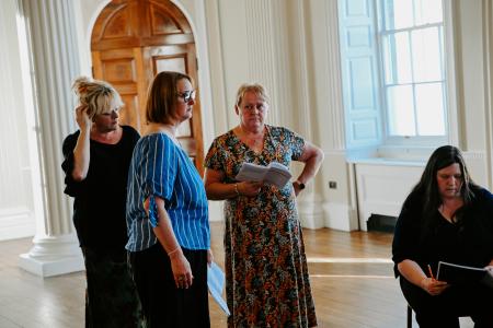 Cagebirds Rehearsals  - Photo by Kelianne Newiss