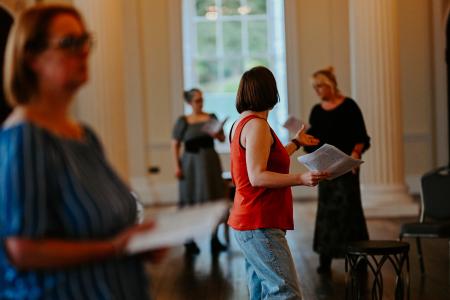 Cagebirds Rehearsals  - Photo by Kelianne Newiss