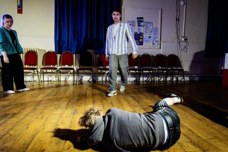 Oli Lukasik as Miles and Will Clay as Seb (credit: David John King) 